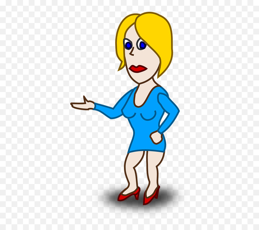 Free Blonde Woman Woman Vectors - Free Comic Characters Emoji,Relaxed Emoticon