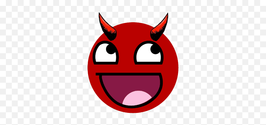 Devils Awesome Face - Devil Face Cartoon Gif Emoji,Devil Face Emoji