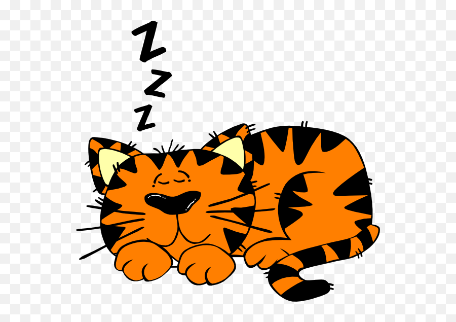 Cat Free Library Sleeping Png Files - Clipart Sleeping Cat Emoji,Sleeping Cat Emoji
