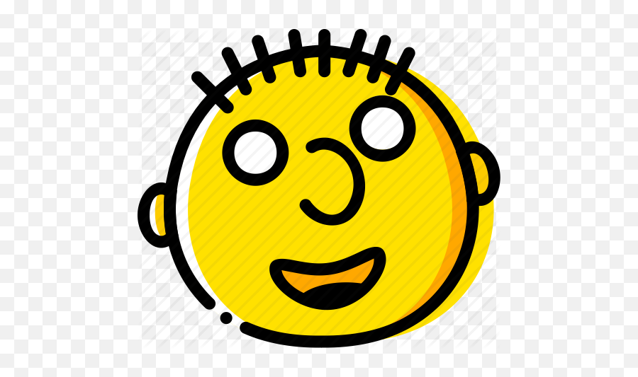 Emoji Emoticon Face Goofy Icon - Amused Emoticon,Goofy Emoticon