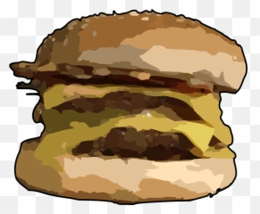Free Burger Hamburger Vectors - Greasy Food Day Emoji,Burger Emoticon