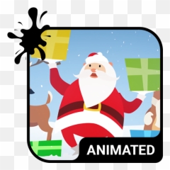 Santa Dance Animated Keyboard Live - Tornado Emoji