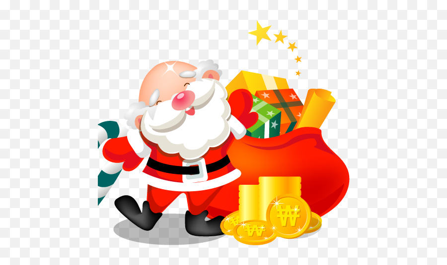 Santa Gifts Bag Icon - Dessin Pere Noel Rigolo Emoji,Emoji Gift Bags