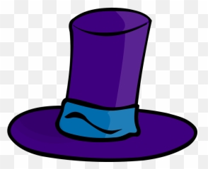 Free Crazy Mad Vectors - Purple Top Hat Clipart Emoji