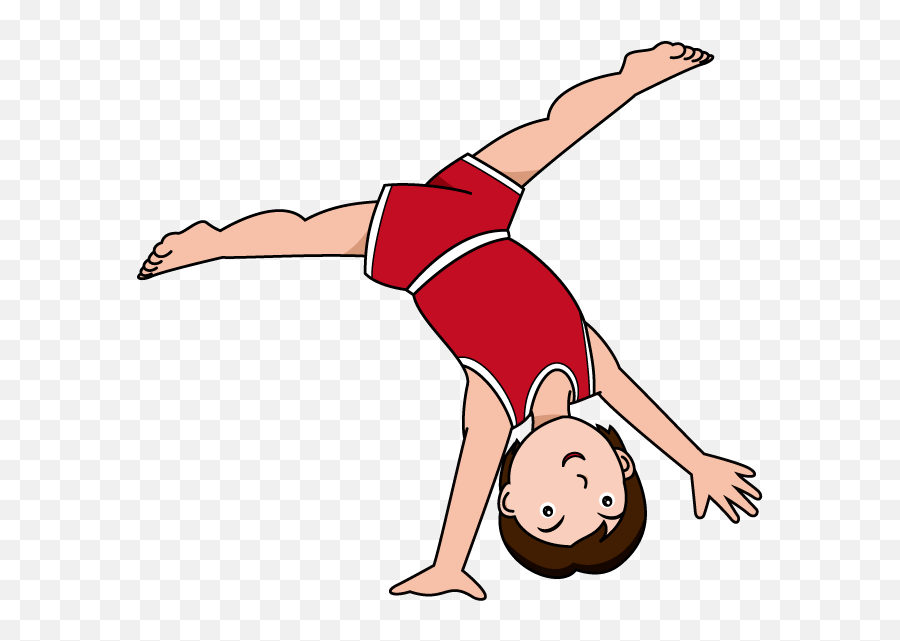 Gymnastics Clipart Tumbling Danasrij Top 3 - Cartwheel Clipart Emoji,Gymnastics Emoji