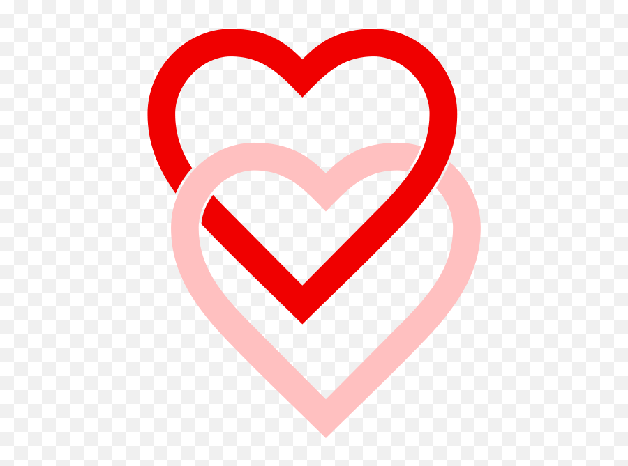 Interlaced Love Hearts - Love Hearts Emoji,Two Hearts Emoji