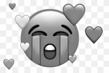 Freetoedit Sad Cry Love Heart Tears Emo - Broken Heart Black Emoji,Alone Emoji