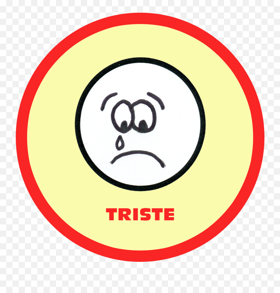 Cuarto De Primaria Emociones - Circle Emoji,Emoticono Triste