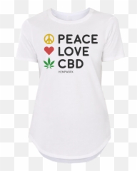 Mydailychoice Emoji Peace Love Cbd - Active Shirt,Pakistan Emoji
