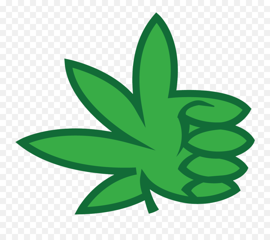 Like Weed Cannabis Marijuana Png - Thumbs Up Weed Png Emoji,Emoji For Weed