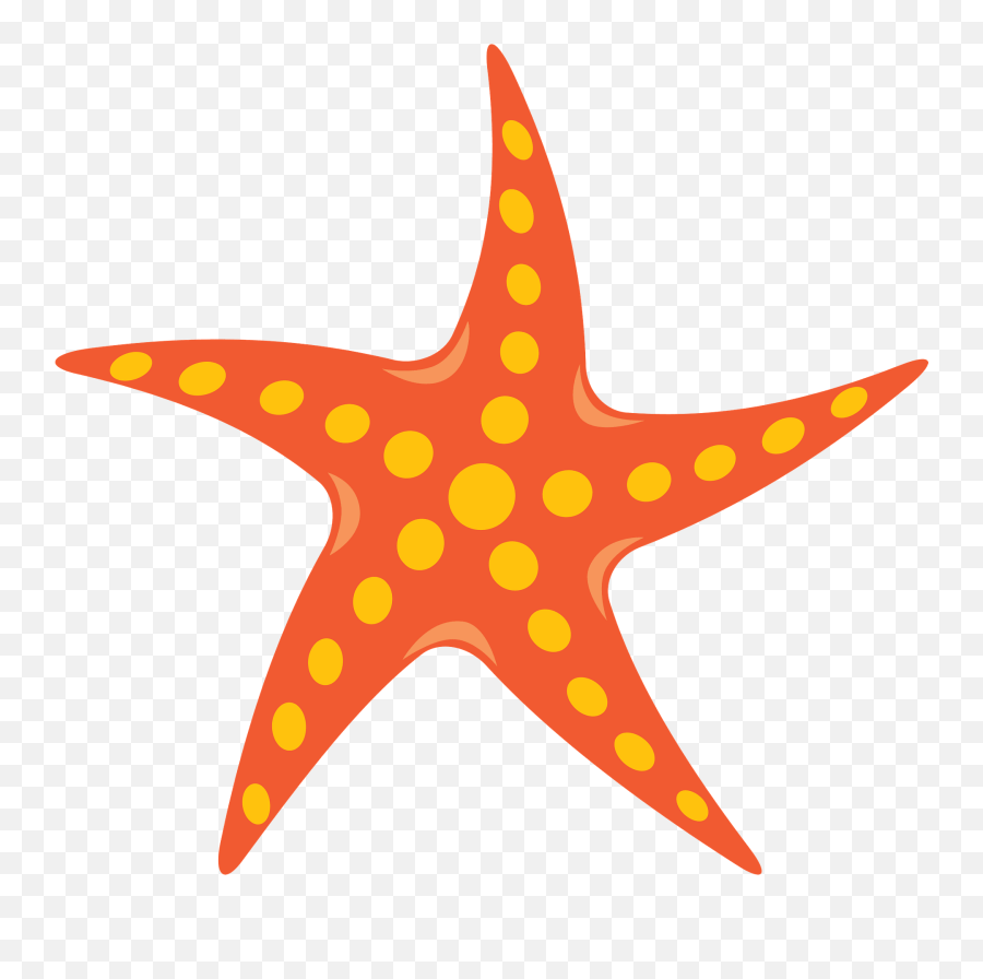 Starfish Clipart - Dot Emoji,Starfish Emoji