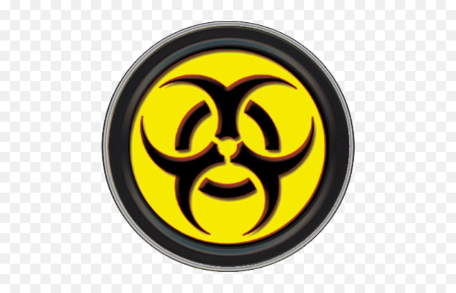 Round Stash Tins - Biohazard Emoji,Elvis Emoticon