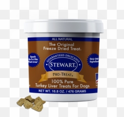 Stewart Pro - Treat Freeze Dried Turkey Liver Dog Treats 168 oz Tub Confectionery Emoji