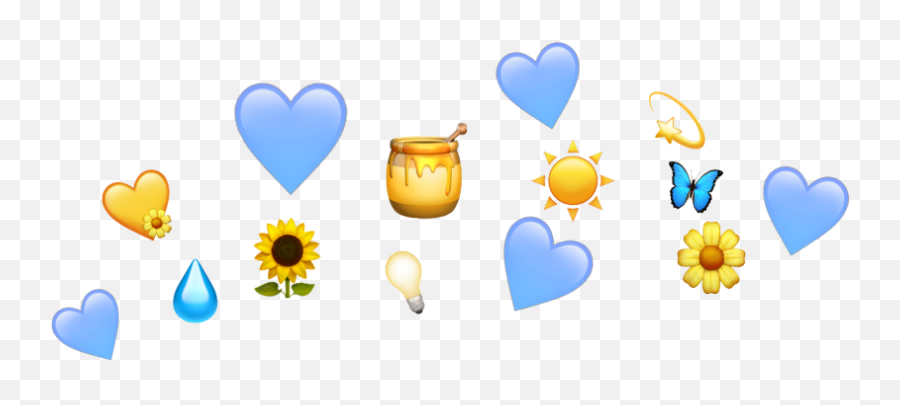 Crown - Yellow Heart Emoji Crown Png,Yellow Heart Emoji Png