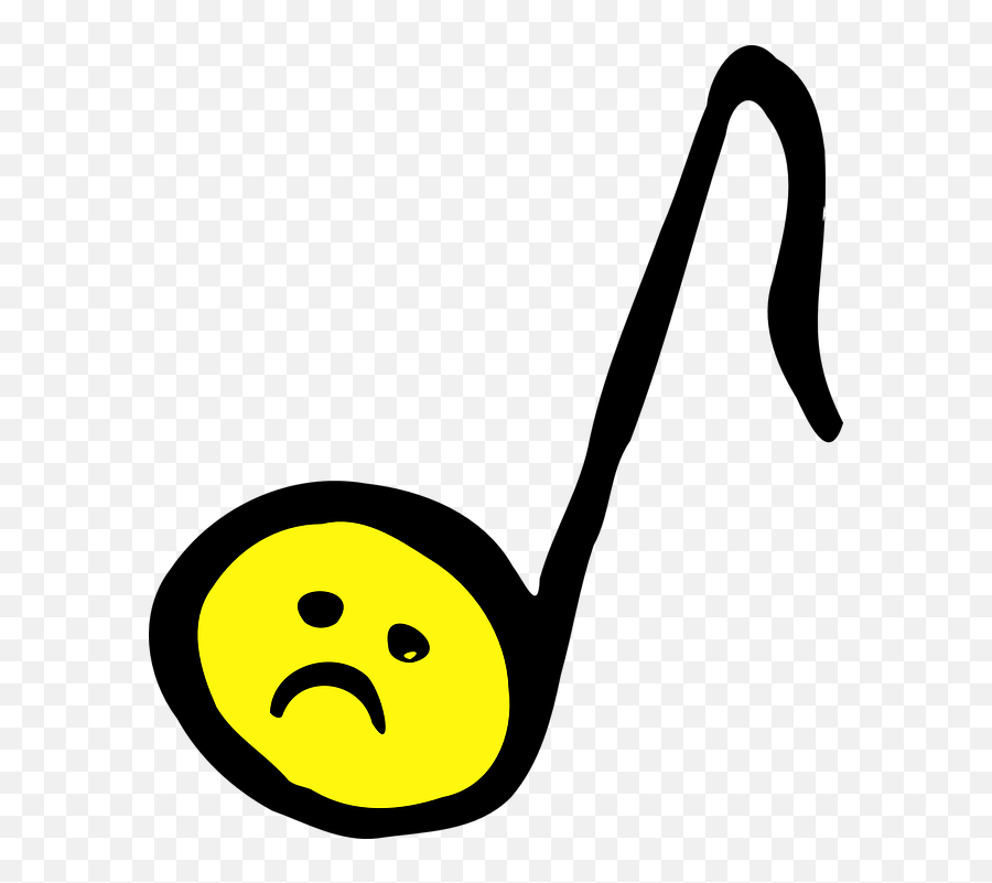 Music Note Melody - Sad Music Note Emoji,Music Note Emojis