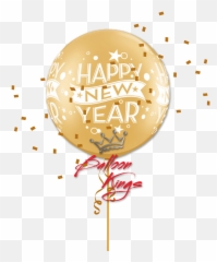 30in Latex Gold New Year Confetti - Calligraphy Emoji,Emoji New Years