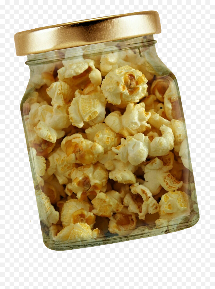 Popcorn Glass Lid Isolated Exemption - Popcorn Emoji,Emoji Eating Popcorn