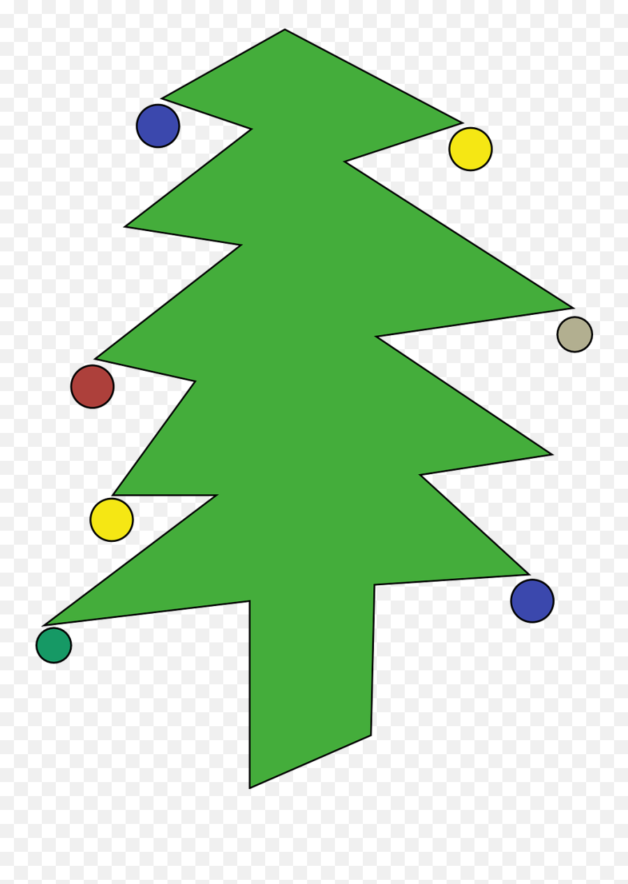 Christmas Tree Christmas Decorations - Free Online Christmas Tree Clipart Emoji,Christmas Present Emoji