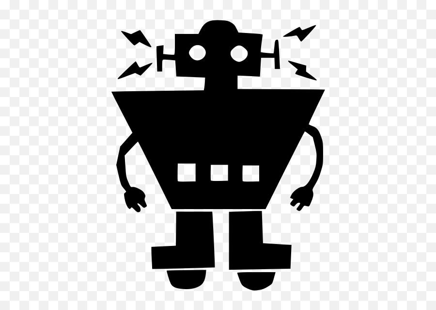 Robot 1 - Nickelodeon Robot Logo Emoji,Scratching My Head Emoji