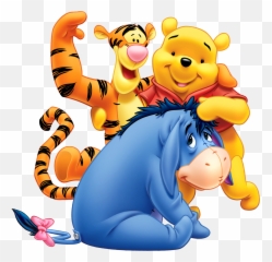 Winniethepooh Tiger Eeyore - Eeyore And Winnie The Pooh Emoji,Eeyore Emoji