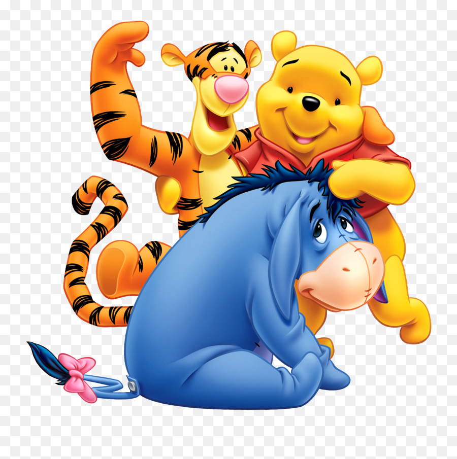 Winniethepooh Tiger Eeyore - Eeyore And Winnie The Pooh Emoji,Eeyore Emoji