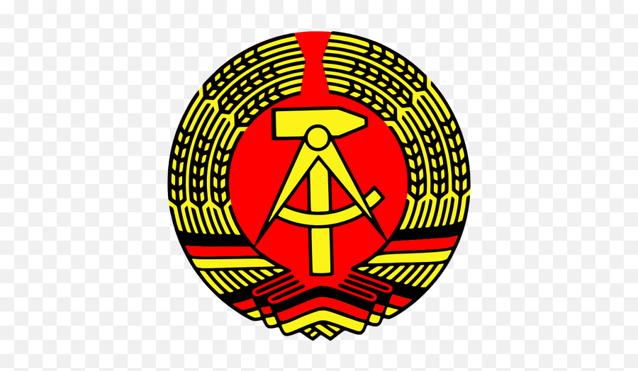 Vector Graphics Of National Emblem Of - Ddr Coat Of Arms Emoji,Congo Flag Emoji