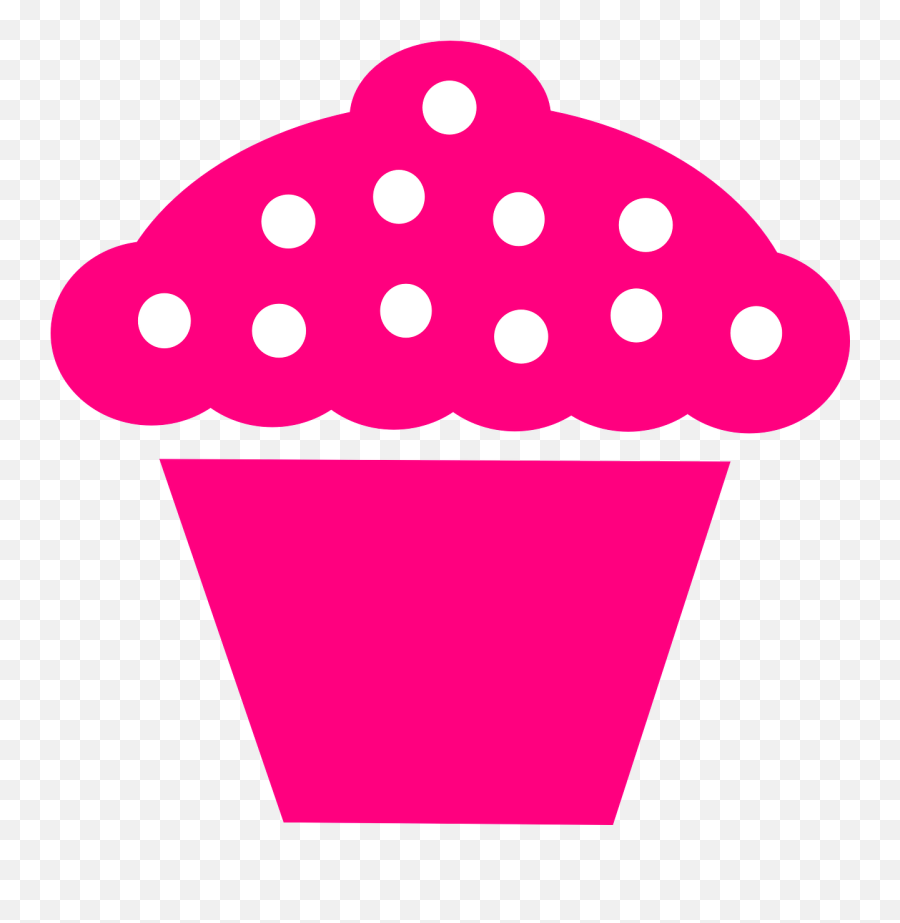 Cupcake Pink Berries Logo Muffin - Pink Cupcake Icon Png Emoji,Emoji Birthday Cupcakes