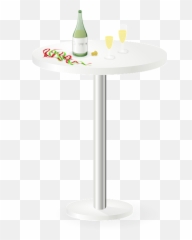 Food Beverages Table - With Champagne Png Emoji