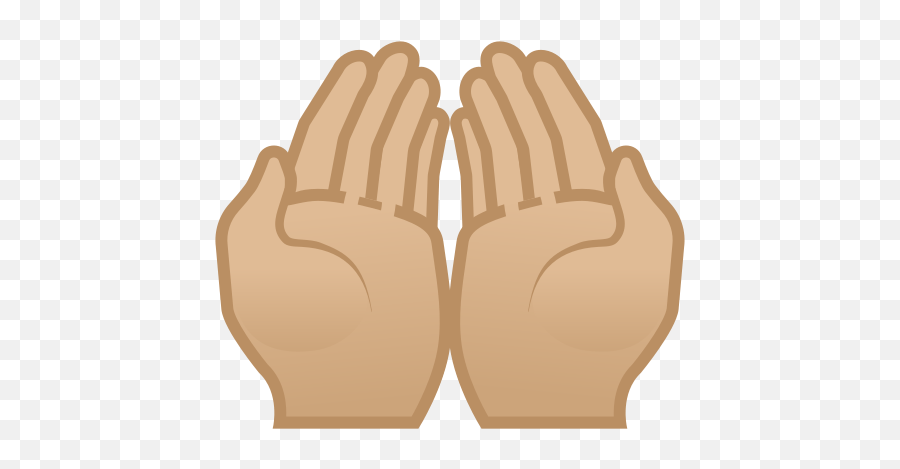 Palms Up Together Emoji With Medium - Dua Hands Icon Png,Palms Up Emoji