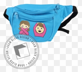 Chi Omega Emoji Fannypack - Fraternities And Sororities,Greek Flag Emoji