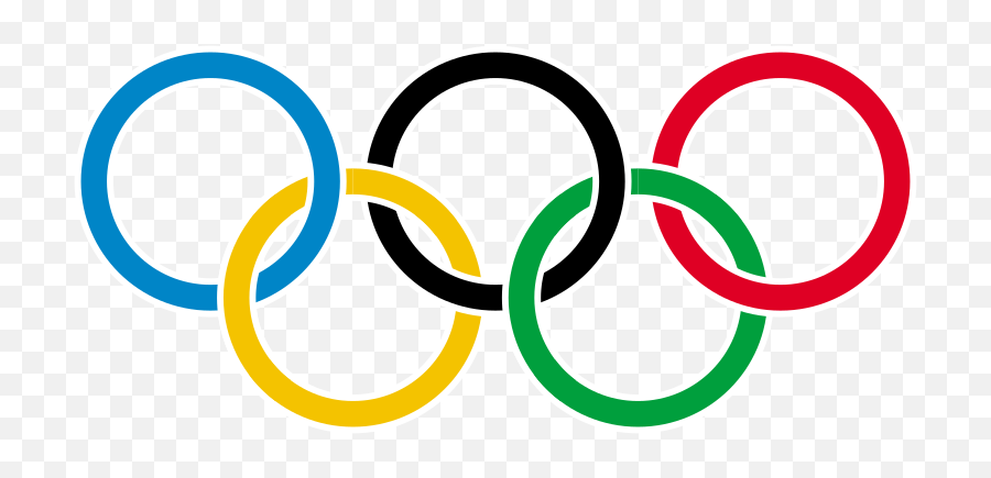 Olympic Rings With White Rims - Olympic Rings Emoji,Olympic Rings Emoji