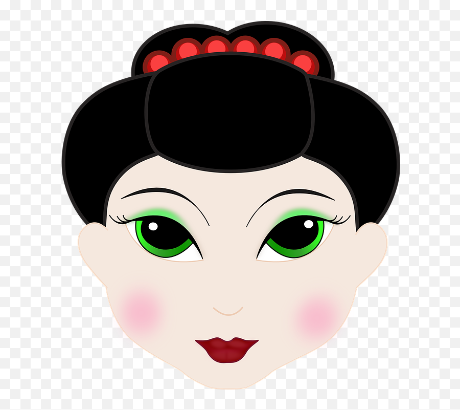 Free Geisha Japan Images - Chinese Woman Face Cartoon Emoji,Anime Emotion Faces