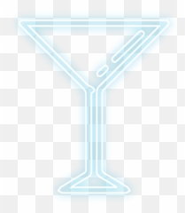 Neon Emoji Library - Martini Glass,Martini Emoji