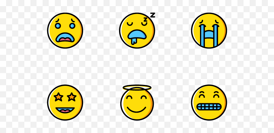 Emoji Icons - Smiley,Kick Emoji