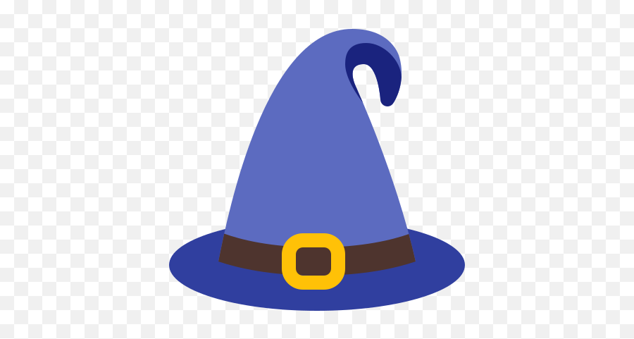 Witch Icon - Blue Witch Hat Clipart Emoji,Witch Hat Emoji
