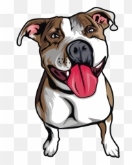 Download Bulldog Cartoon Muscle Png - Dog PNG Image with No Pitbull Clipart Emoji
