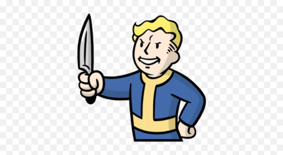 Fallout Emoji - Vault Boy,Fallout Emoji