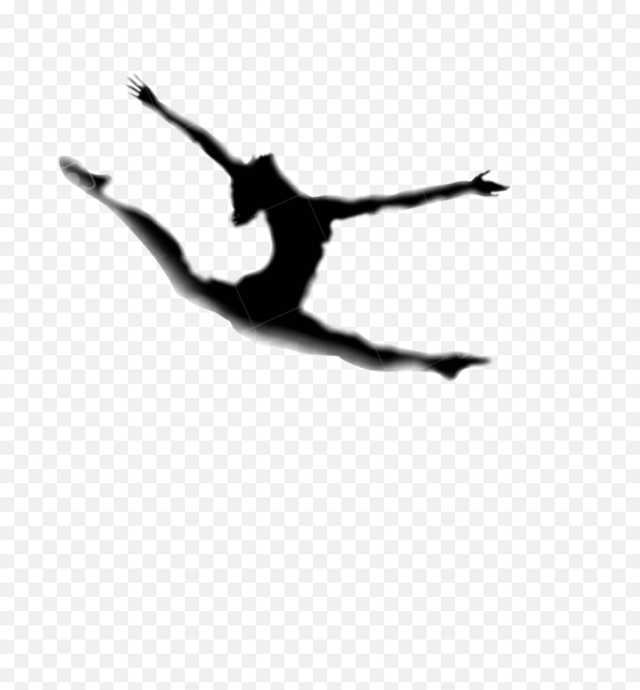 Gym Gymnastics Black Ballet - Butterfly Stroke Emoji,Gymnastics Emoji
