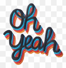 Words Text Ohyeah Oh Yeah Aesthetic Tumblr Cool Blue - Oh Yeah Aesthetic Blue Emoji,Oh Yeah Emoji