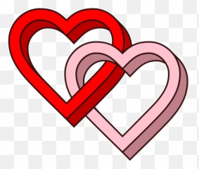 Interlaced Love Hearts - Emoji