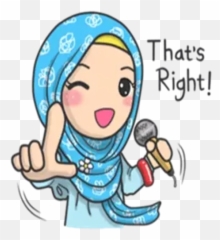 Islamic Cute Hijab Sticker For Whatsapp - Apps on Google Play Stiker Kartun Emoji