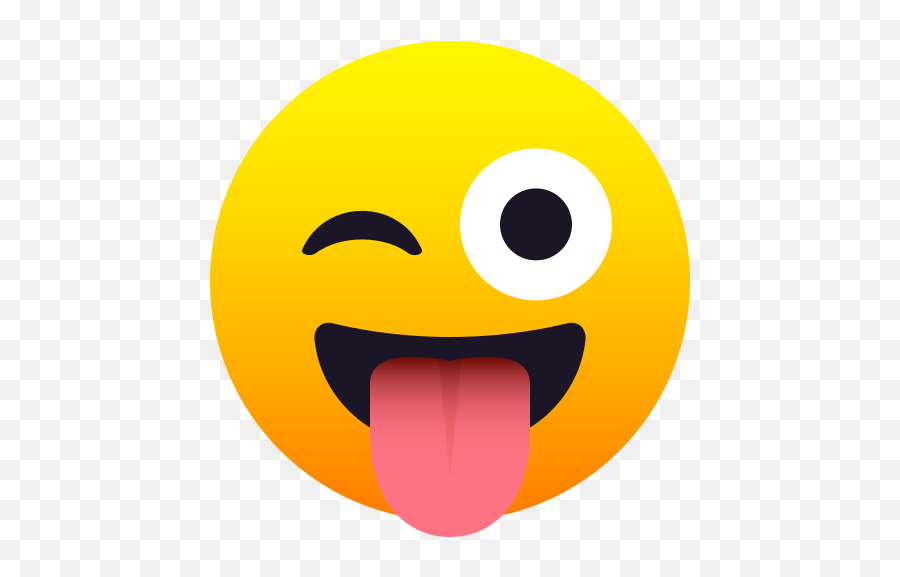 Emoji Wink Face That Pulls Out The Tongue To Copypaste - Wink Tongue Emoji Gif,Bomb Emoji