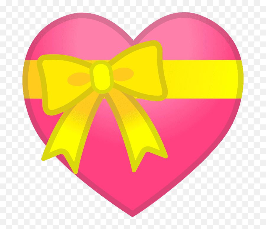 Heart With Ribbon Emoji Clipart - Emoji Corazon Con Lazo,Ribbon Emojis