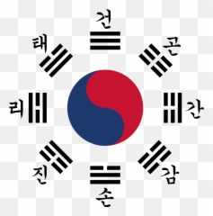 Korean Symbols - Clipart Best Flag Of Empire Png Chinese Fortune Telling Emoji