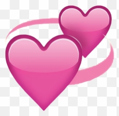 Heart Emoji Pink Girly Tumblr Iphone Photography Decora - Apple Png