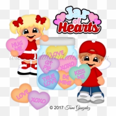 Jar Of Hearts Paper Piecing Cute Designs - Happy Emoji