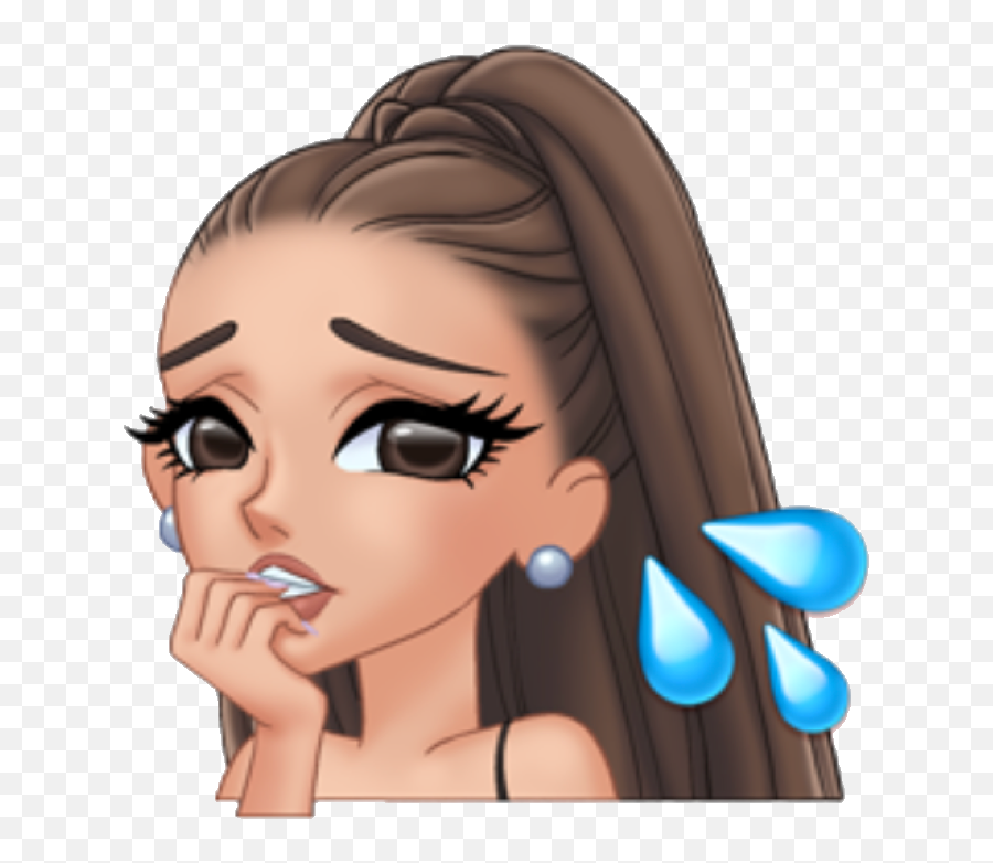Arimoji - Cartoon Of Ariana Grande Emoji,Ariana Grande Emoji
