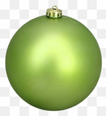 Green Christmas Ball PNG Pic Mart - Transparent Bauble Emoji