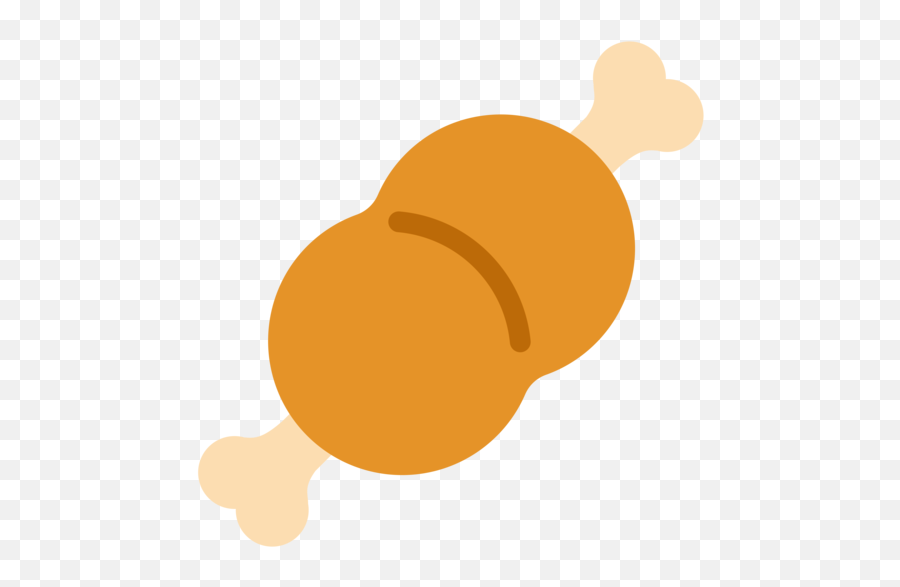 Meat On Bone Emoji - Emoji De Churrasco,Nut Emoji