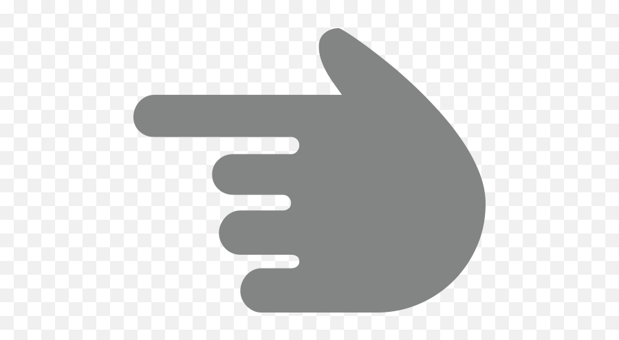 White Left Pointing Backhand Index - Sign Emoji,Pointing Left Emoji